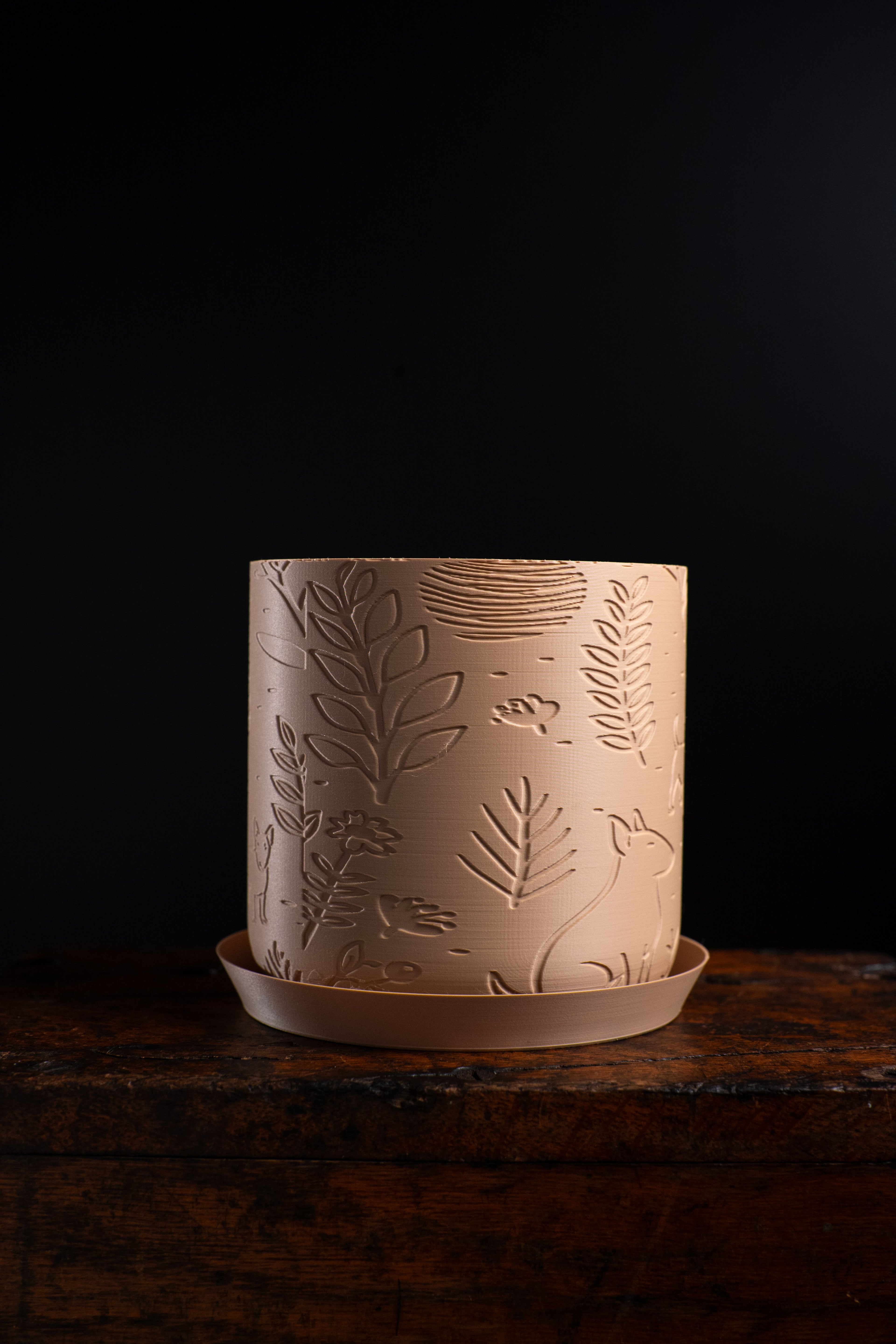 Terra Trace | Bull Terrier sculpture in natural sand finish — Modern Narrative 3D art